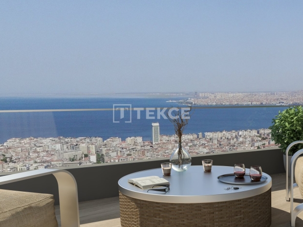 Adb 00003 Flats Near The Beach In Izmir Konak In A Complex With Pool Te 75