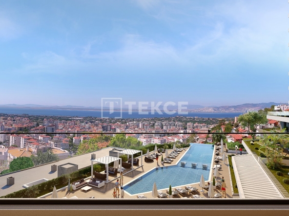 Adb 00010 Sea View Apartments With Swimming Pools In Izmir Narlidere Te 70