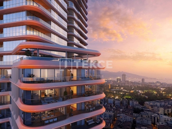 Adb 00029 Sea View Apartments In A Prestigious Complex In Izmir Konak Te 48