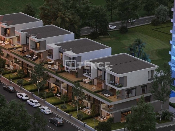 Adb 00055 Apartments In A Site With Pool And Security In Izmir Bayrakli Te 6