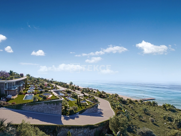Adb 00108 Sea View Villas For Sale In Izmir Cesme In A Complex Te 11