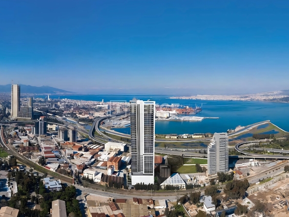 Adb 00124 Apartments For Sale In A High Rise Residence In Izmir Konak Te 2