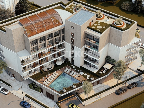 Adb 00125 Flats In A Gated Complex With A Pool In Izmir Te 14
