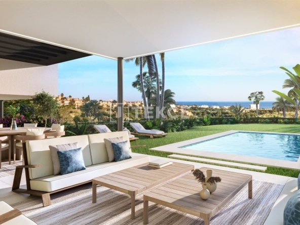 Agp 00212 Semi Detached Villas In Complex With Rich Amenities In Marbella Te