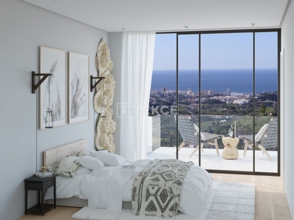 Agp 00441 Detached Villas With Sea And Mountain Views In Mijas Te