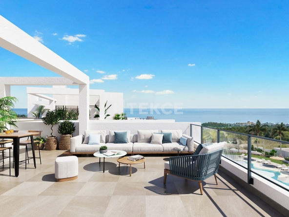 Agp 00920 Sea View Apartments With Terraces By Golf In Estepona Malaga Te 45