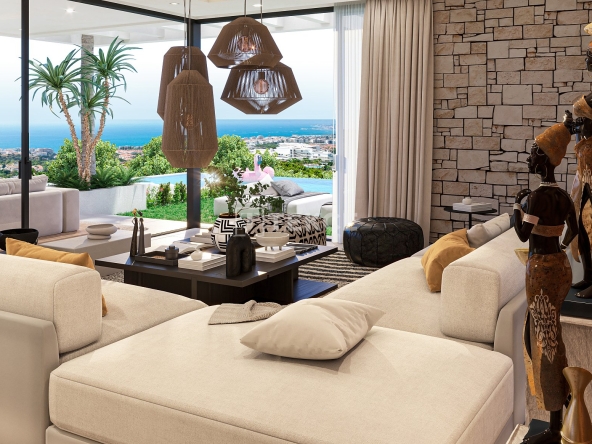Agp 00938 Elegant Villas With Sea And Mountain Views In Benalmadena Te