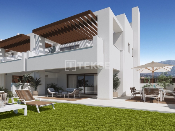 Agp 00944 Frontline Golf Townhouses With Panoramic Views In Mijas Te