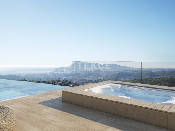 Alc 00254 Contemporary Detached Villa With Stunning Sea Views In Altea Alicante Te