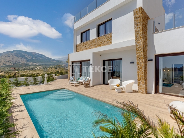 Alc 00328 Detached Villas With Sea Views In Finestrat Alicante Te 15