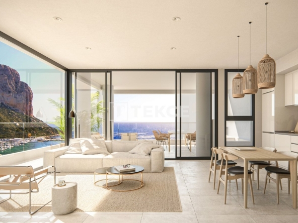 Alc 00331 Sea Views Apartments In Calpe Alicante Costa Blanca Te