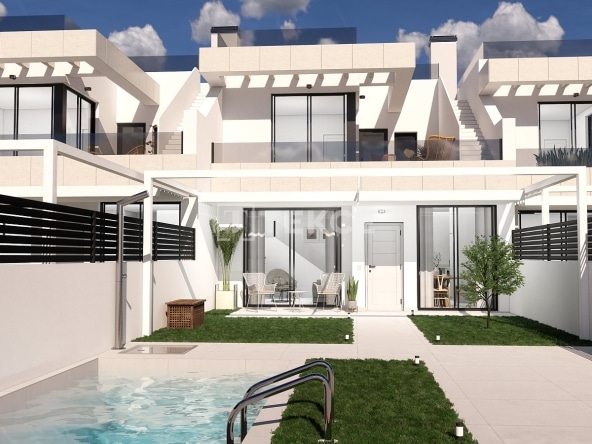 Alc 00455 Elegant Townhouses Near The Golf Course In Rojales Alicante Te