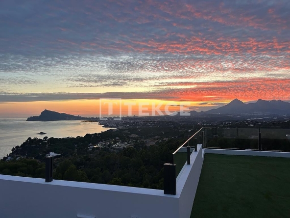 Alc 00613 Exquisite Sea View House In Exceptional Altea Alicante Setting Te