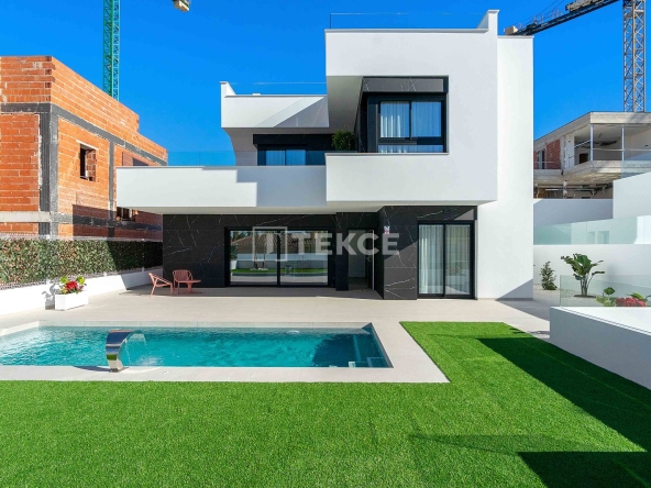 Alc 00761 Contemporary Detached Villas For Sale In Rojales Alicante Te