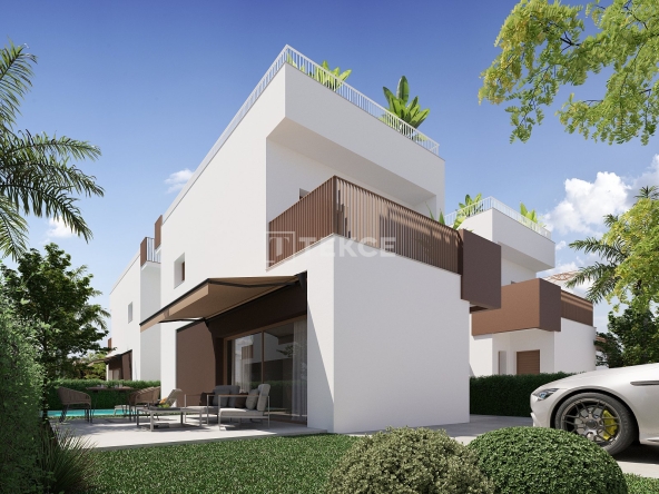 Alc 00849 Under Construction Villas Near Beach In La Marina Alicante Te
