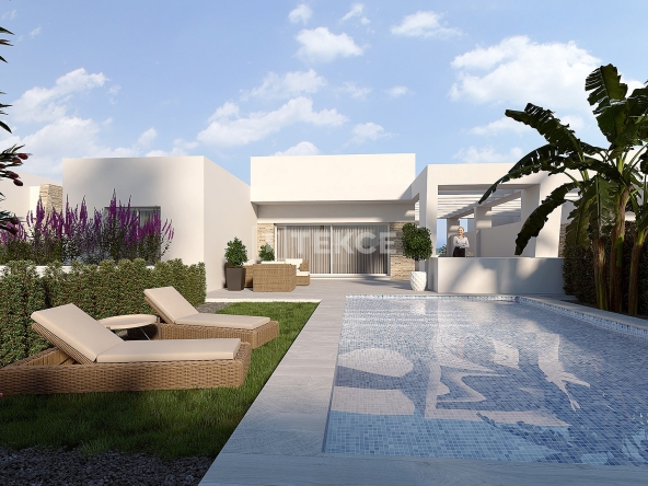 Alc 00878 Contemporary Golf Residences Featuring Exclusive Pools In Algorfa Te