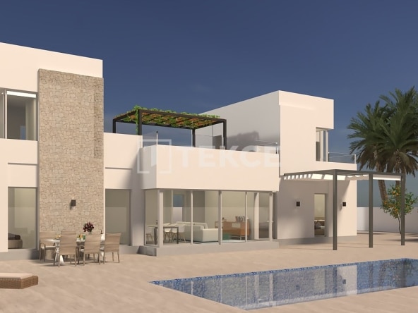 Alc 00919 Luxury Villa With Pool Steps Away From Beach In Torrevieja Alicante Te