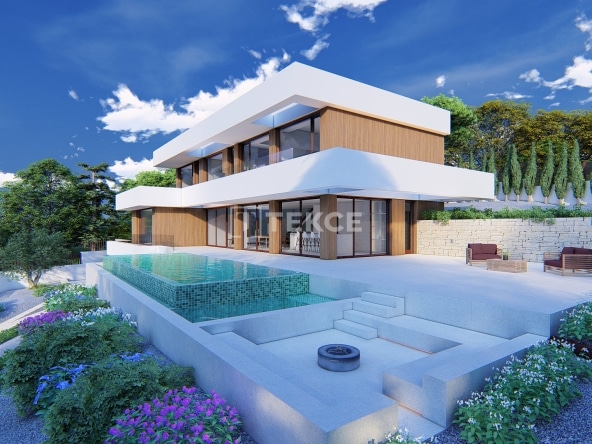 Alc 00938 Luxury Villa With Private Pool And Underground Parking In Altea Te