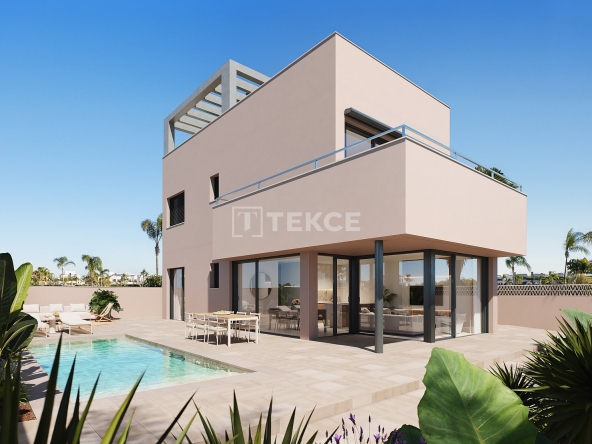 Alc 01027 Luxury Villa With Sea Views In Pilar De La Horadada Spain Te
