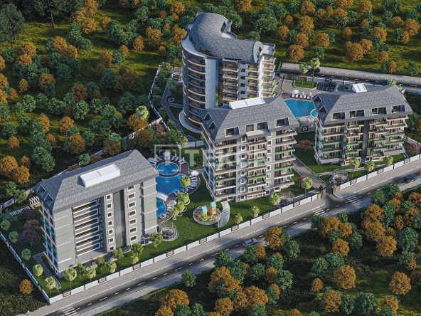 Ayt 02376 Contemporary Designed Apartments For Sale In Alanya Avsallar Te