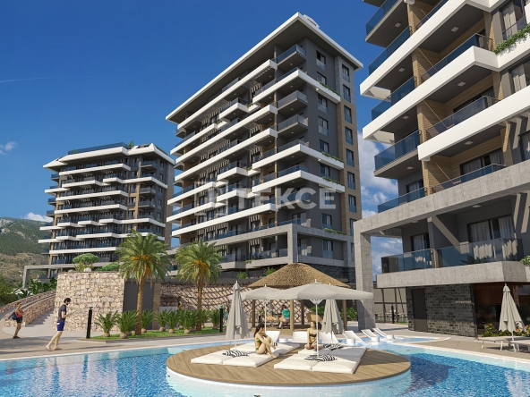 Ayt 02612 Apartments With Alanya Castle View Near University In Kestel Te 45