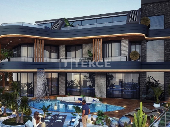 Ayt 02722 City And Sea View Villa For Sale In Alanya Kargicak Te