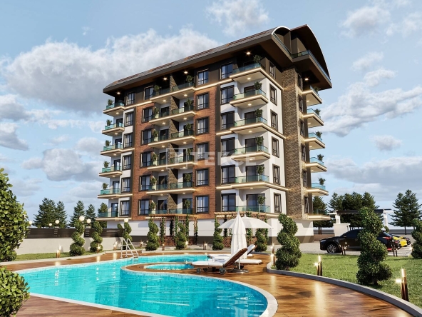 Ayt 02950 Apartments In A Complex With Pool In Alanya Te
