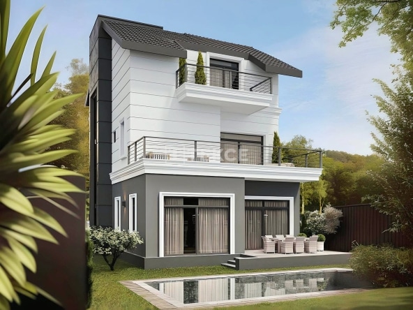 Ayt 03361 Triplex Villas With Modern Design In Kadriye Neovilla Project Te V2