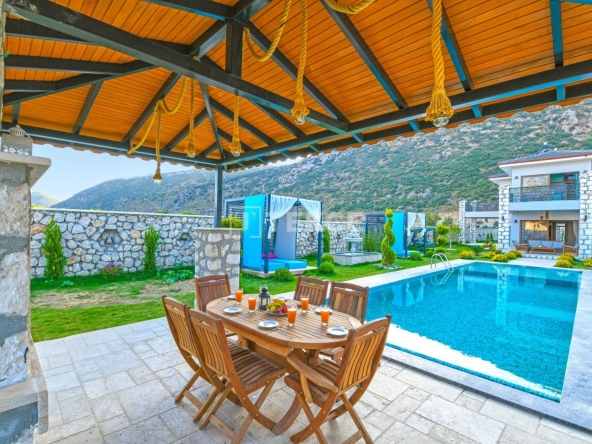 Ayt 03606 Townhouse In A Large Plot With Swimming Pool In Kas Kalkan Te