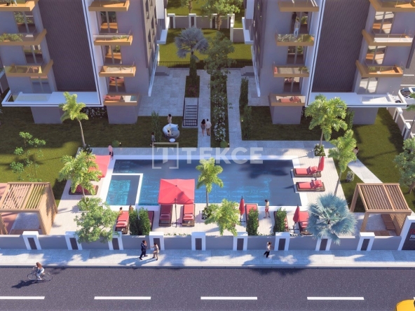 Ayt 03680 Newly Built Flats In A New Complex In Antalya Kepez Te