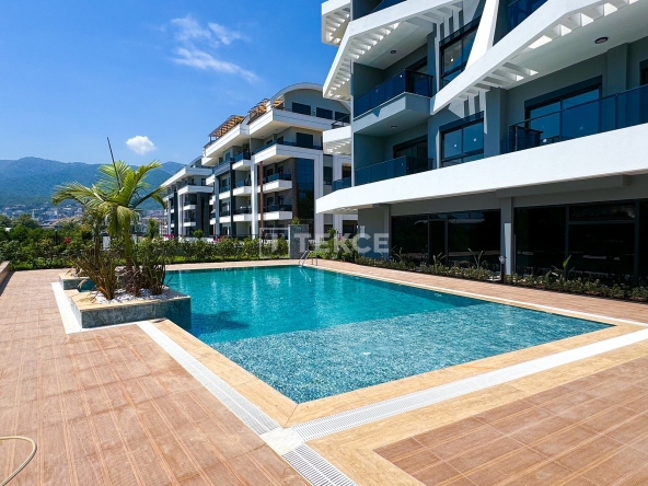 Ayt 03738 Flats Surrounded With A Green Natural Setting In Alanya Oba Te 12