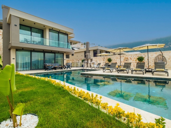 Ayt 03746 Detached House With Private Garden And Pools In Kas Kalkan Te
