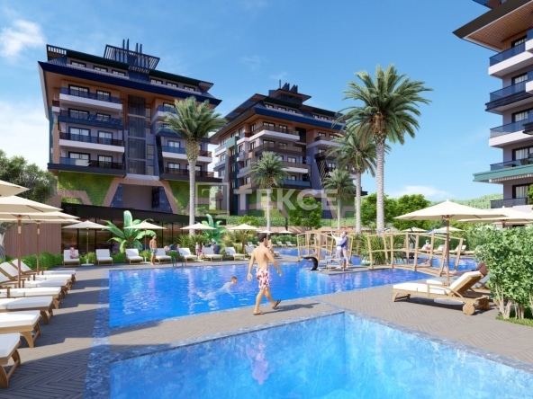 Ayt 03797 Matchless City And Sea View Flats In Alanya Kargicak Te 39