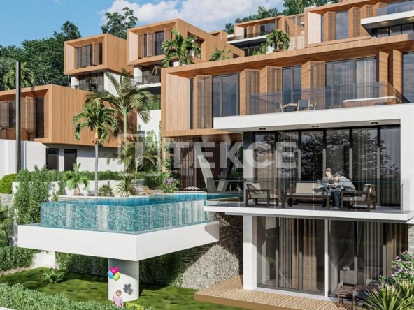 Ayt 03856 Chic Villas With Panoramic City Views In Alanya Tepe Te 45