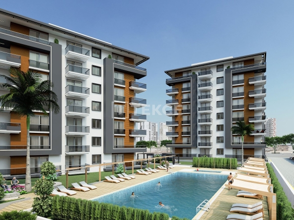 Ayt 04172 Apartments In Complex Near The Main Road In Antalya Aksu Te