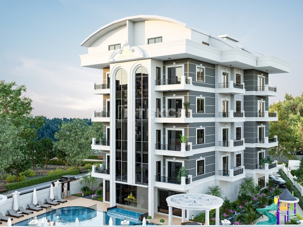Ayt 04185 Chic Apartments In A Complex With Rich Amenities In Oba Alanya Te
