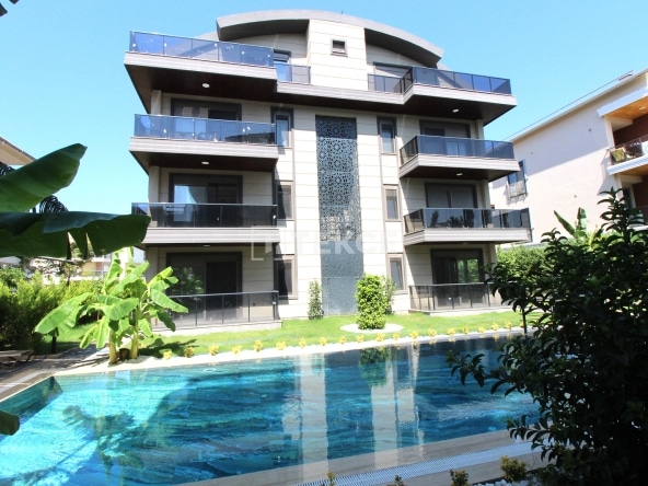 Ayt 04346 Furnished Duplex Flat In Elite Complex With Pool In Belek Te