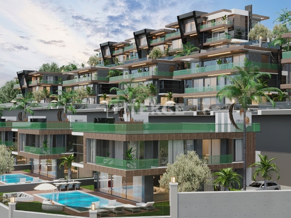 Ayt 04401 City And Sea View Detached Homes In Alanya Turkey Te 78