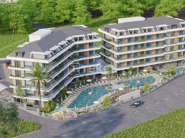 Ayt 04440 Apartments In A Complex With Rich Amenities In Alanya Turkey Te