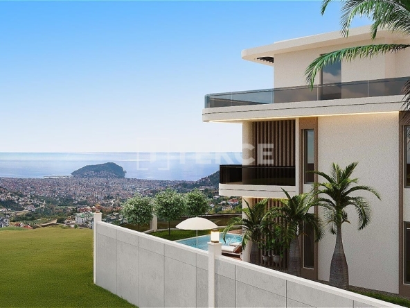Ayt 04469 Stylish Villas For Sale In Nature In Alanya Tepe Te