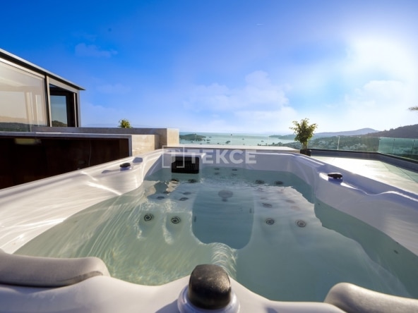 Bjv 00030 Detached Villas With Sea View In Bodrum Turkbuku Te