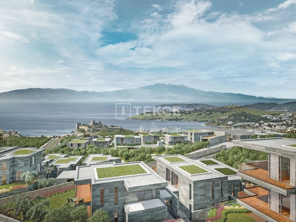Bjv 00053 Detached Villas With Sea And Island View In Bodrum Te 14