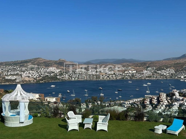 Bjv 00165 Detached Houses With Sea View And Pool In Bodrum Gundogan Te