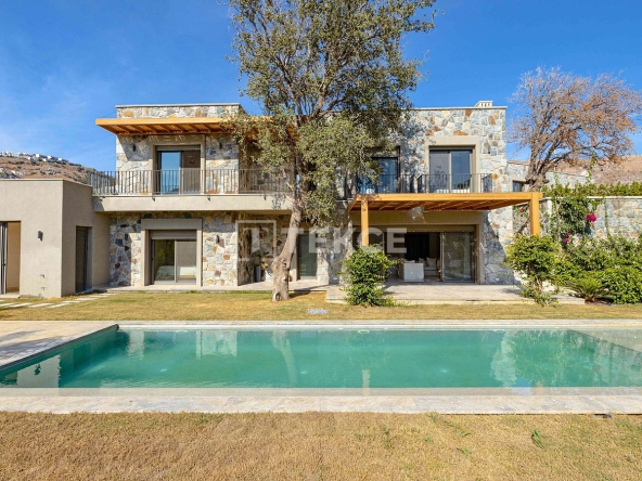 Bjv 00307 Stone Coated Detached Villas Intertwined With Nature In Bodrum Te