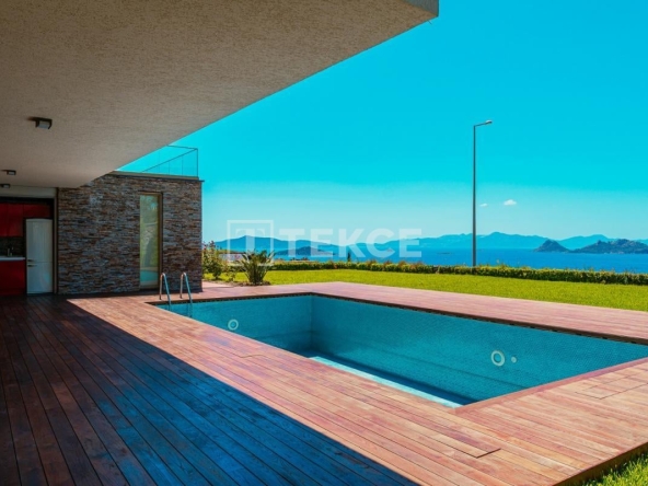 Bjv 00325 Detached Villas Near To Turgutreis Marina In Bodrum Te