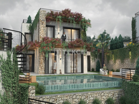 Bjv 00381 Apartments With Private Pools And Gardens In Bodrum Mugla Te