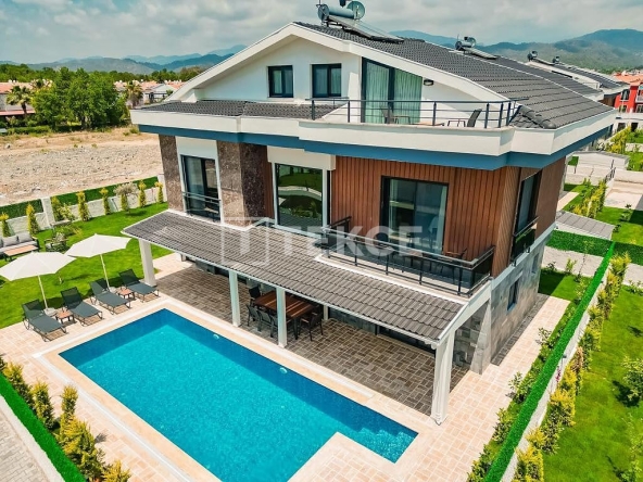 Bjv 00429 4 1 Detached Houses Next To Akmaz Beach In Fethiye Mugla Te