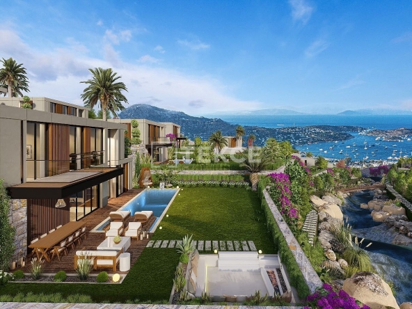 Bjv 00448 Chic Detached Villas In A Natural Setting In Bodrum Turkbuku Te