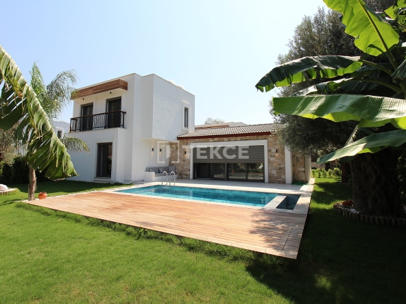 Bjv 00449 Detached 3 Bedroom Houses For Sale In Bodrum Turkey Te