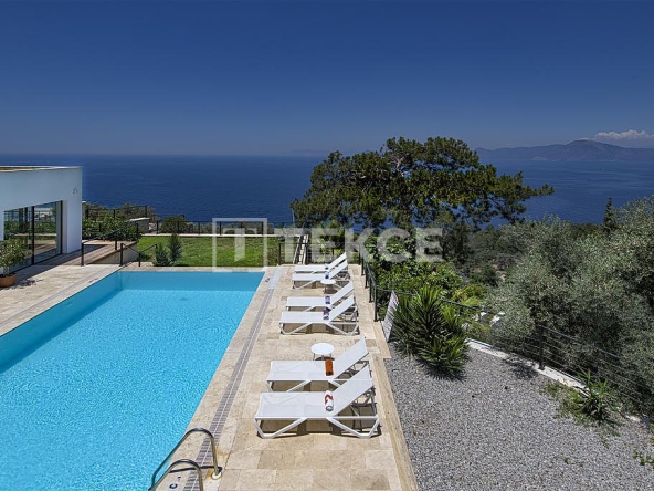 Bjv 00496 6 Bedroom Villa For Sale With Uninterrupted Sea View In Fethiye Te